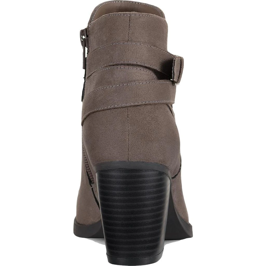 Style & Co. Womens Zolaa Faux Suede Block Heel Ankle Boots 商品