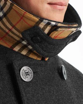 商品Burberry|Claythorpe Double-Breasted Peacoat,价格¥7501,第3张图片详细描述