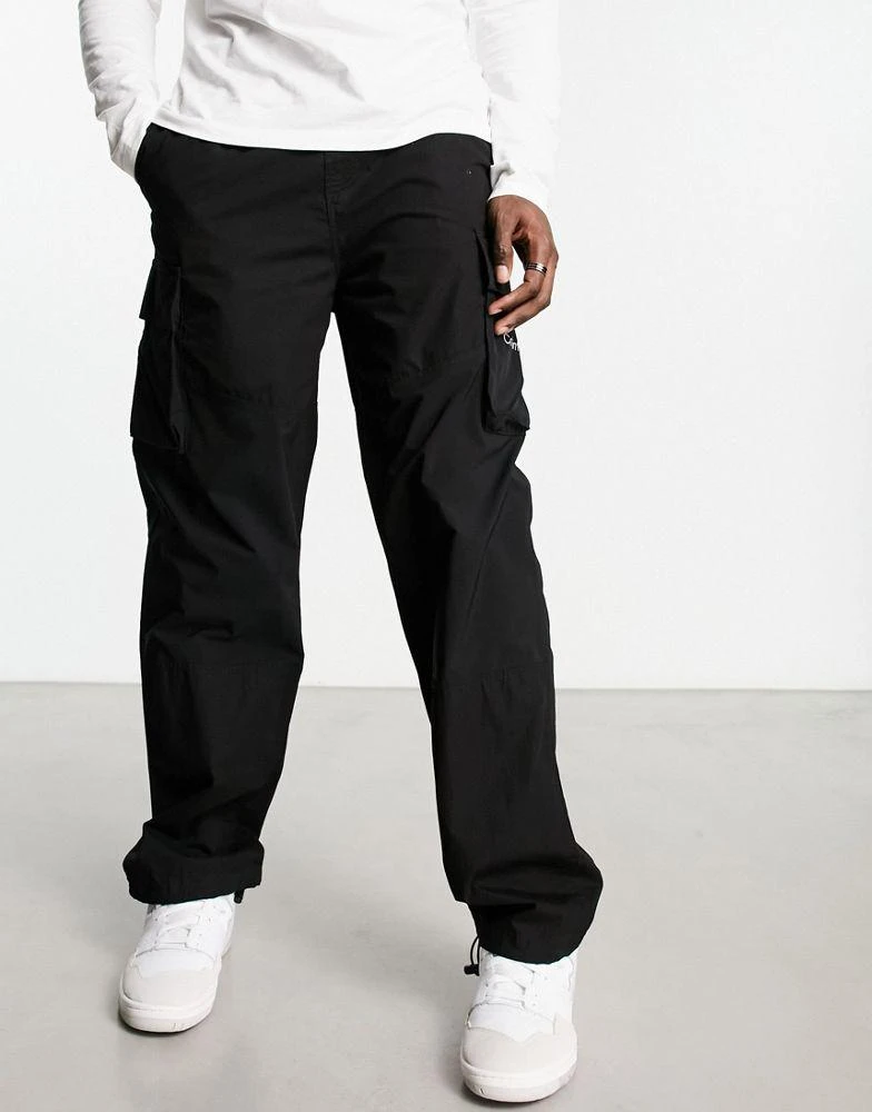 商品Calvin Klein|Calvin Klein lounge jogger in black with logo waistband,价格¥617,第4张图片详细描述