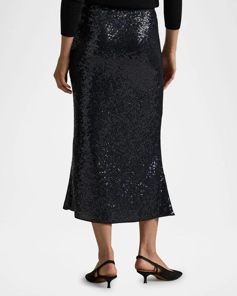 商品Ralph Lauren|Sequin Stretch Mesh Midi Skirt,价格¥3092,第3张图片详细描述