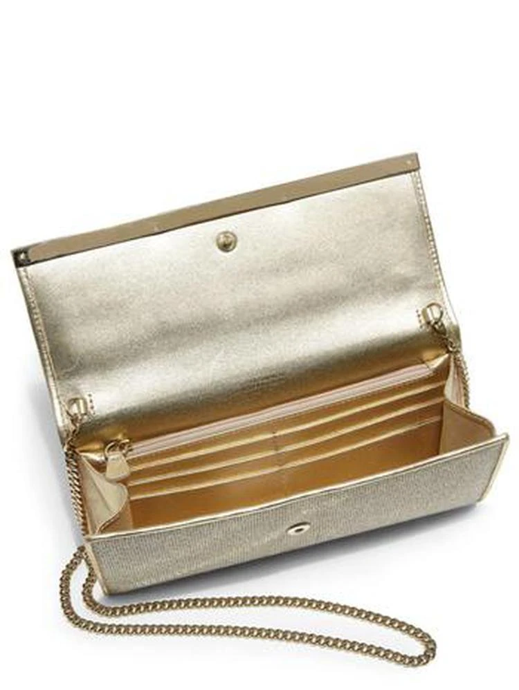 商品Jimmy Choo|Jimmy Choo - Milla Chain-Strap Glittered Wallet,价格¥4071,第2张图片详细描述