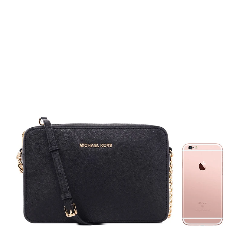 商品Michael Kors|MICHAEL KORS 黑色女士斜挎包 32S4GTVC3L-Black,价格¥865,第1张图片