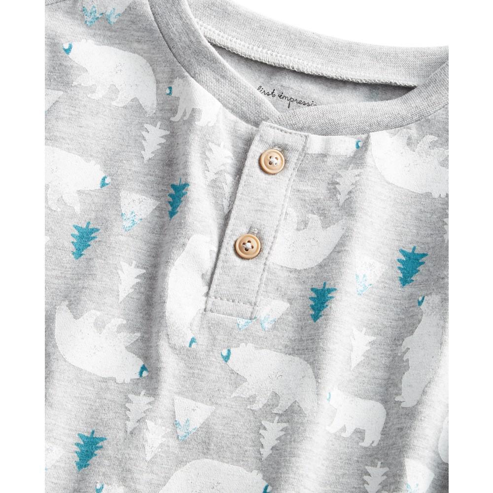 商品First Impressions|Baby Boys Polar Bear Party T-Shirt, Created for Macy's,价格¥37,第5张图片详细描述