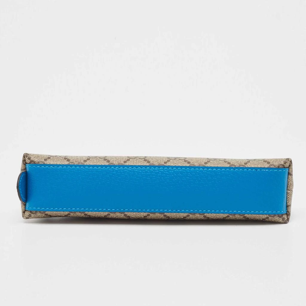 商品Gucci|Gucci x Disney Beige/Blue GG Supreme And Leather Pencil Case,价格¥3543,第4张图片详细描述