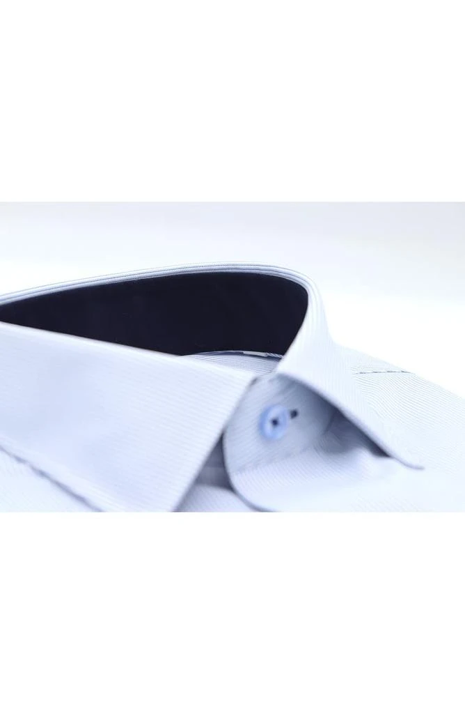 商品Lorenzo Uomo|Thin Stripe Print Trim Fit Dress Shirt,价格¥410,第2张图片详细描述