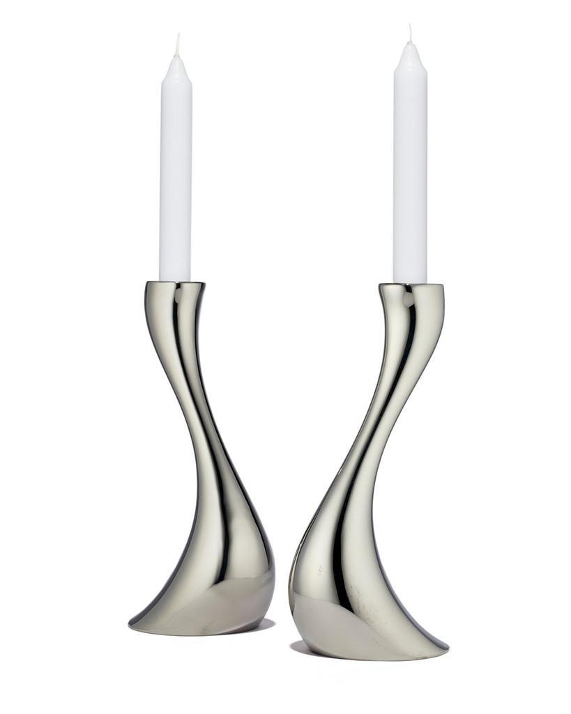 商品Georg Jensen|Cobra Candleholders, Set of 2,价格¥1107,第1张图片