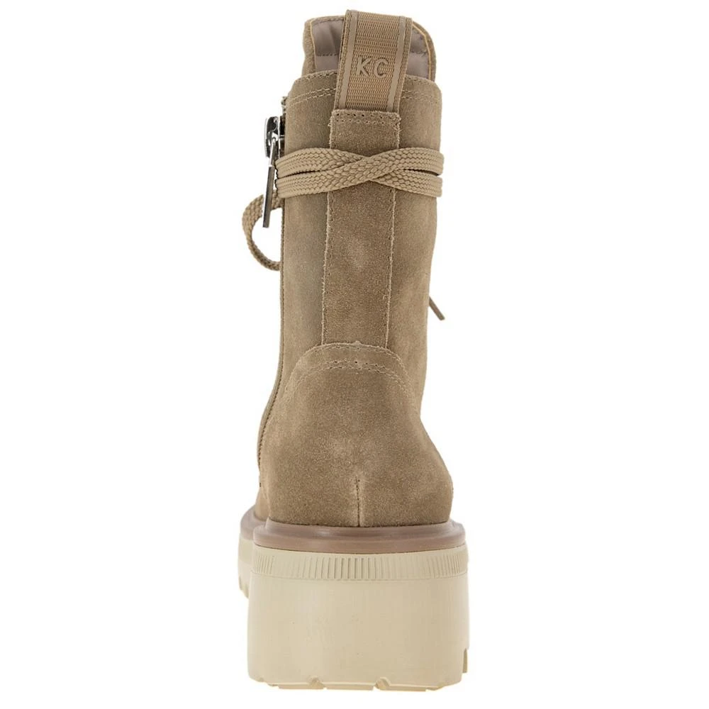 商品Kenneth Cole|Women's Radell Lace-Up Lug Sole Combat Boots,价格¥593,第3张图片详细描述