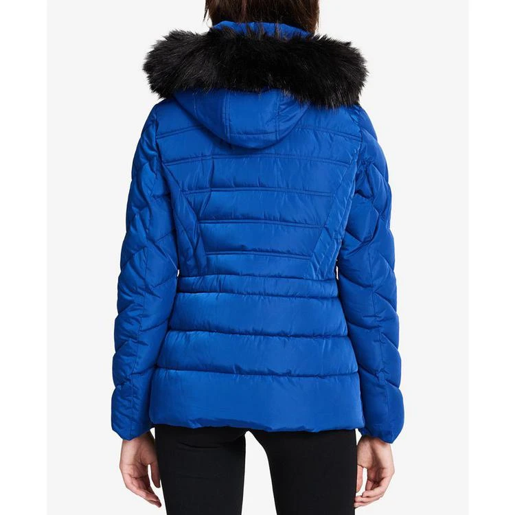 商品Calvin Klein|Performance Faux-Fur-Trimmed Hooded Puffer Coat,价格¥898,第2张图片详细描述