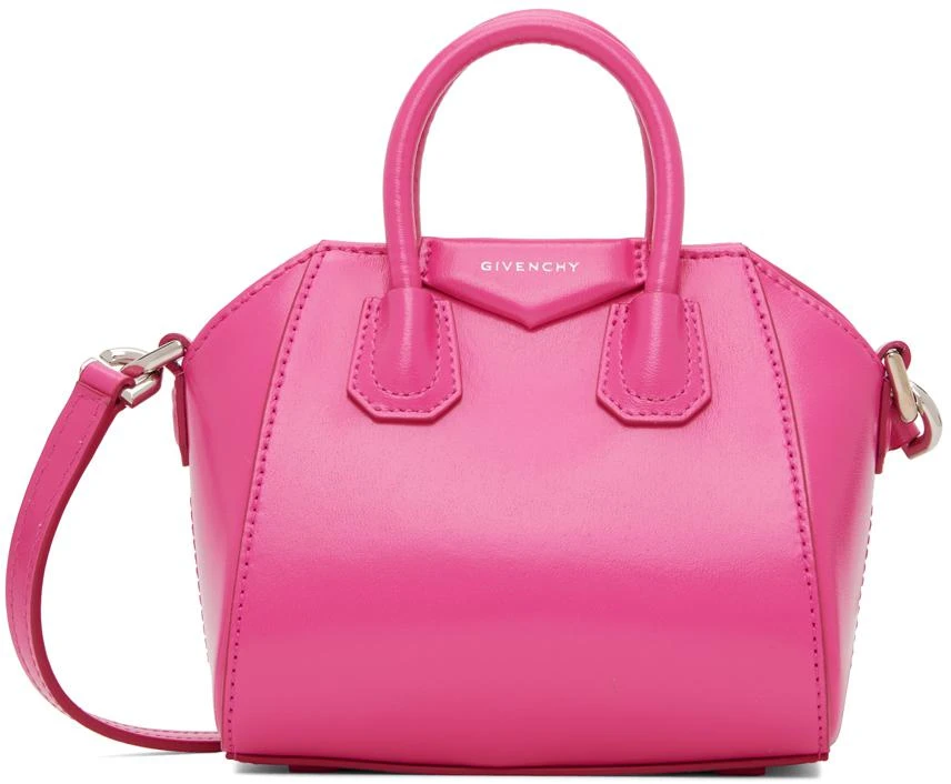 商品Givenchy|Pink Mini Antigona Bag,价格¥6408,第1张图片