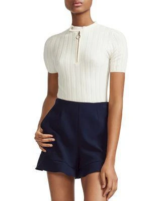 商品Maje|Morino Short Sleeve Sweater,价格¥834,第1张图片