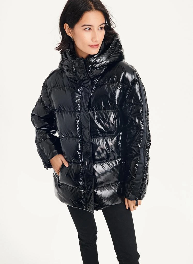 商品DKNY|Glossy Oversized Puffer,价格¥1277,第3张图片详细描述