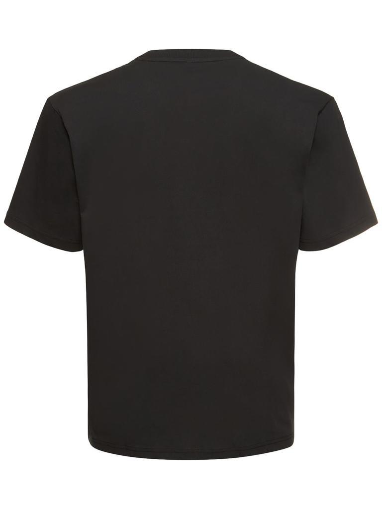 商品SUNNEI|Logo Print Cotton Jersey T-shirt,价格¥1261,第4张图片详细描述