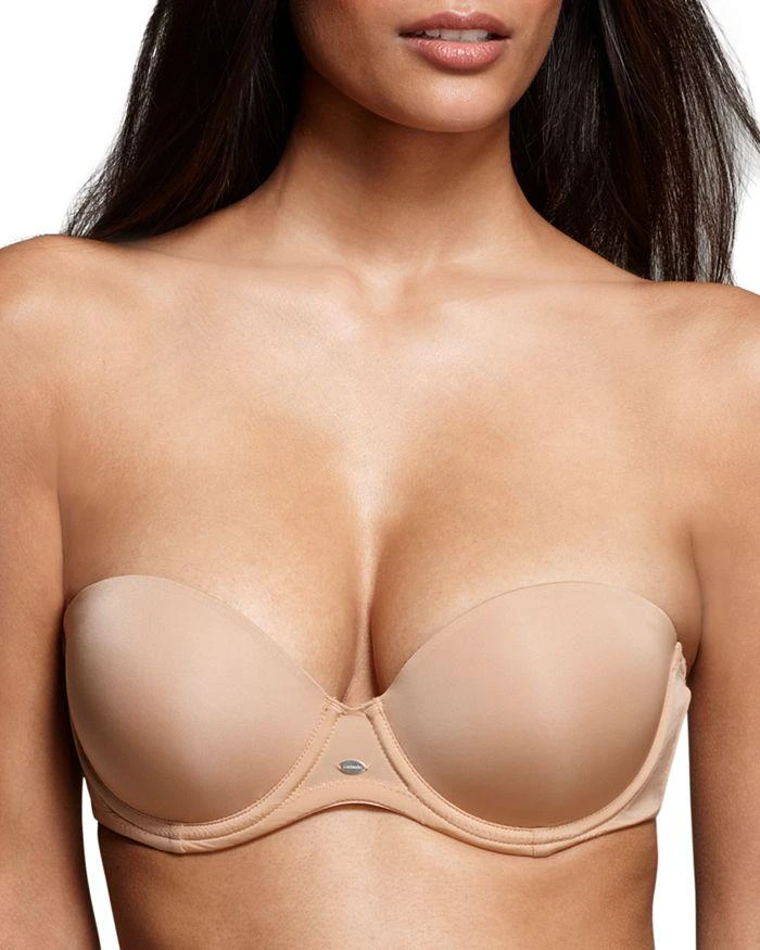 商品Calvin Klein|Naked Glamour Strapless Push-Up Bra #F3493 无肩带聚拢文胸,价格¥267,第1张图片