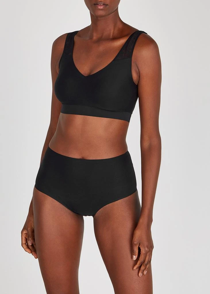 商品Chantelle|Soft Stretch black lace-trimmed bralette,价格¥507,第2张图片详细描述