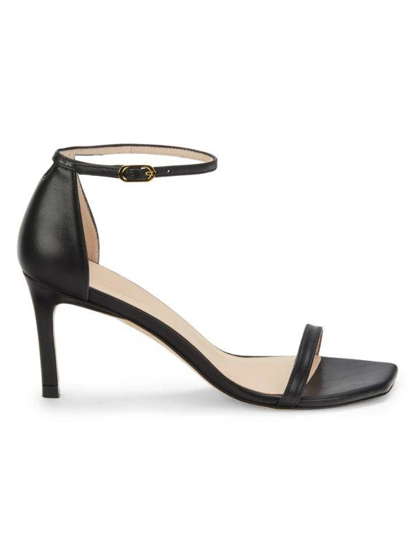 商品Stuart Weitzman|Amelina Leather Ankle-Strap Sandals,价格¥2215,第1张图片