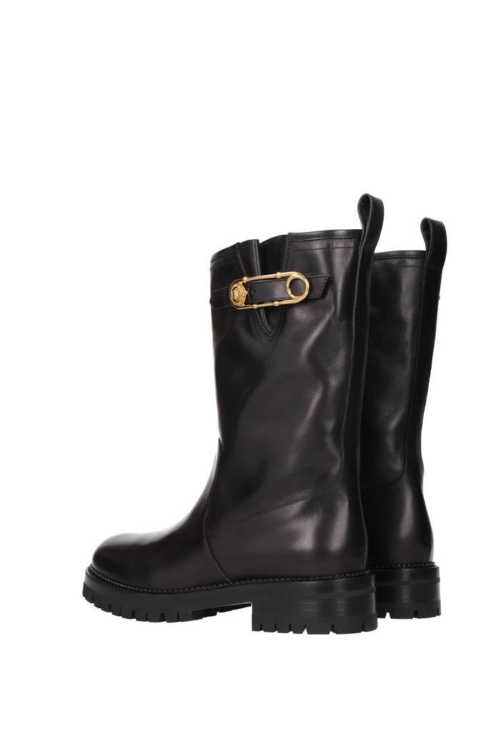 商品Versace|Ankle boots Leather Black,价格¥4018,第6张图片详细描述