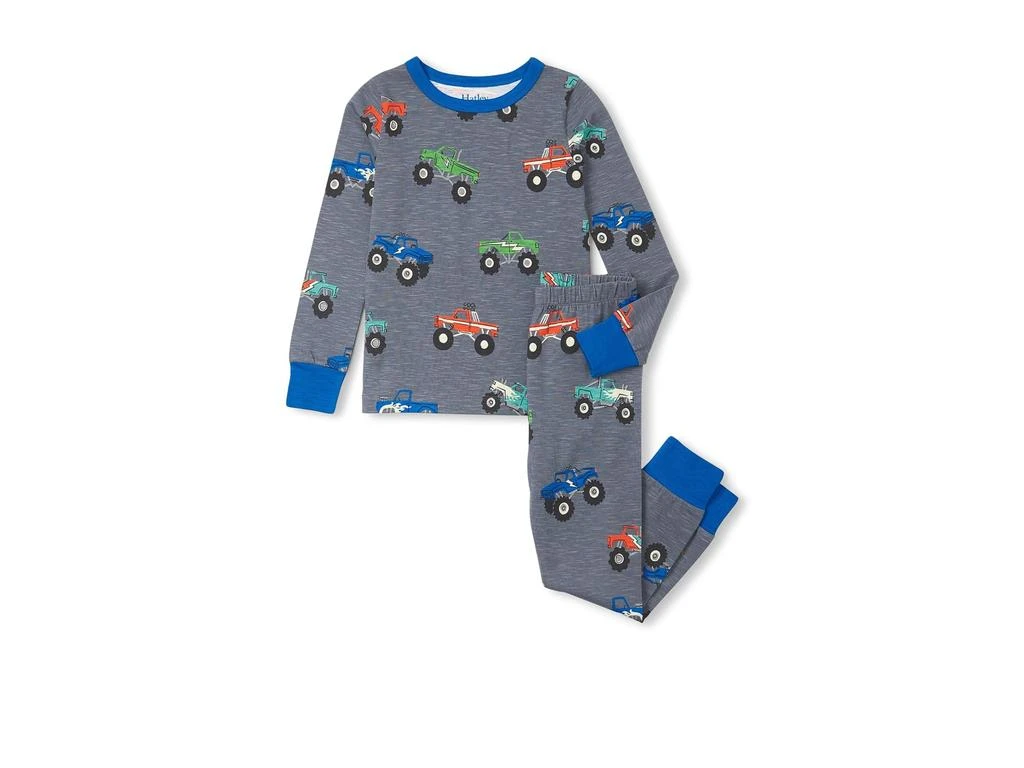 商品Hatley|Monster Trucks Stretch Cotton Pajama Set (Toddler/Little Kid/Big Kid),价格¥301,第1张图片