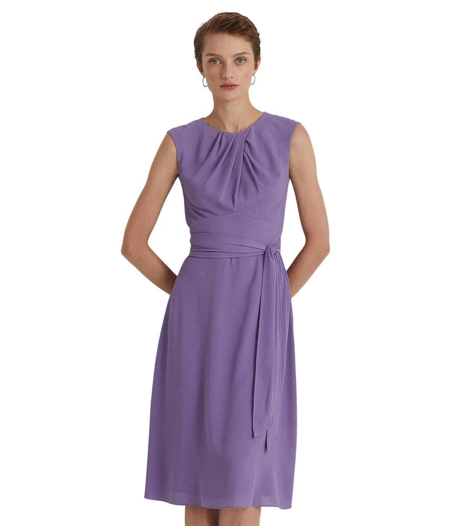 商品Ralph Lauren|Bubble Crepe Cap Sleeve Dress,价格¥1079,第4张图片详细描述