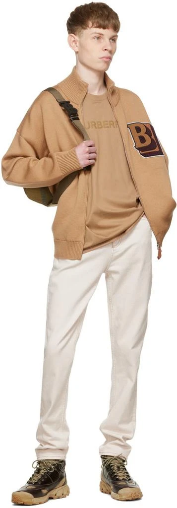 商品Burberry|棕色棉质 T 恤,价格¥3480,第4张图片详细描述