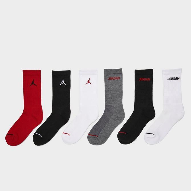 商品Jordan|Kids' Jordan Legend 6-Pack Crew Socks,价格¥133,第5张图片详细描述