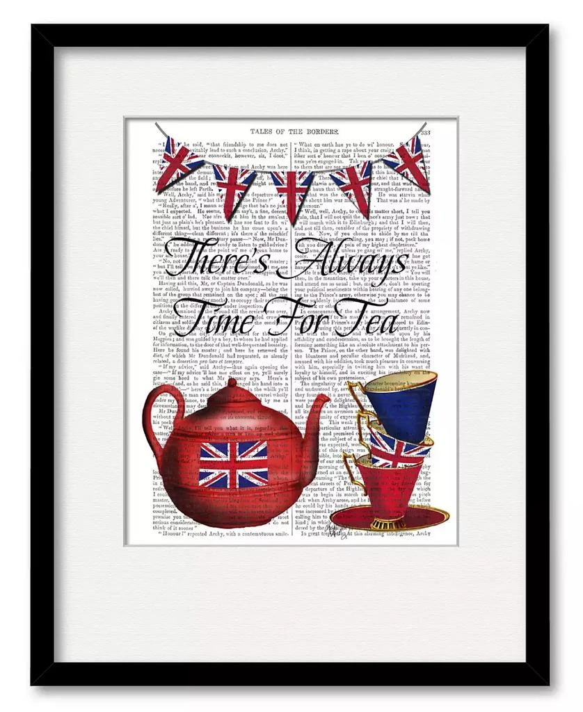 商品Courtside Market|English Tea Party 16" x 20" Framed and Matted Art,价格¥928,第1张图片