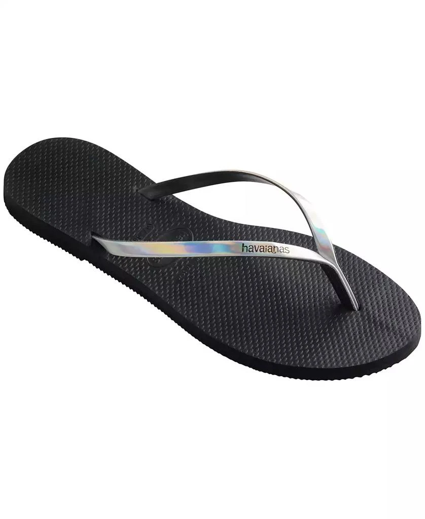 商品Havaianas|Women's You Metallic Flip Flop Sandals,价格¥309,第3张图片详细描述