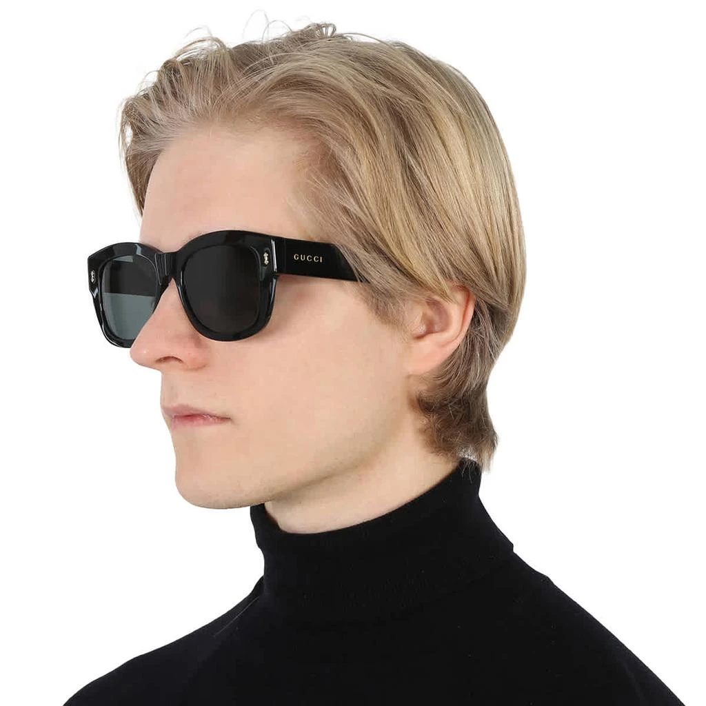 商品Gucci|Smoke Square Men's Sunglasses GG1110S 001 53,价格¥1507,第2张图片详细描述