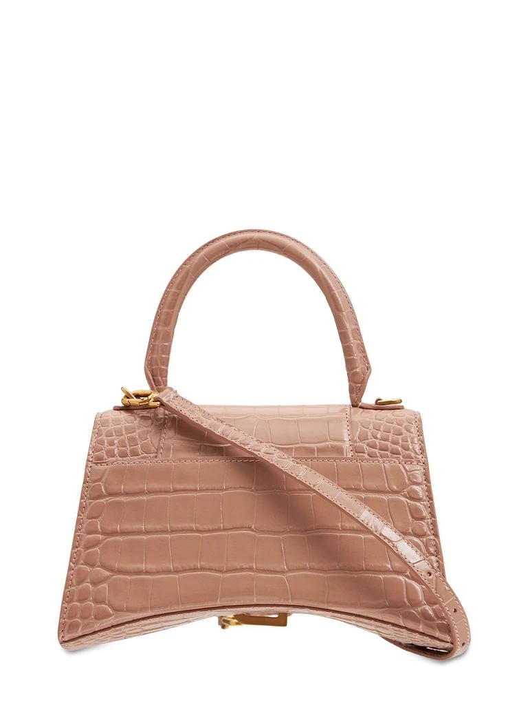 商品Balenciaga|Hourglass Croc Embossed Leather Bag,价格¥23199,第5张图片详细描述