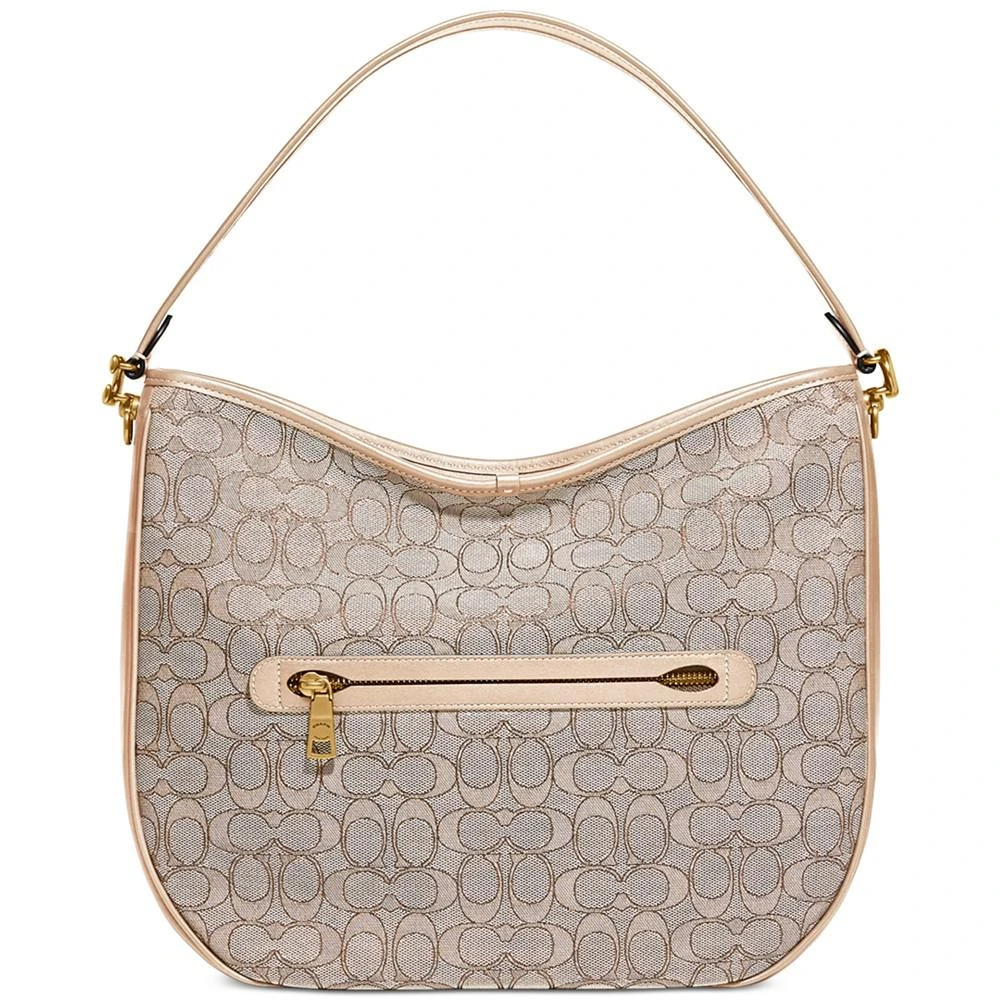 商品Coach|Signature Jacquard Soft Tabby Hobo Bag,价格¥1676,第5张图片详细描述