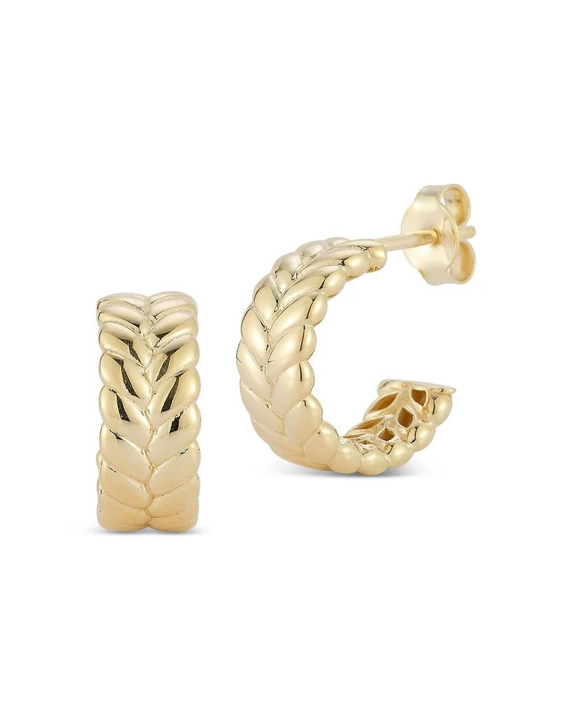 商品Bloomingdale's|Puffed Huggie Hoop Earrings in 14K Yellow Gold,价格¥10232,第1张图片