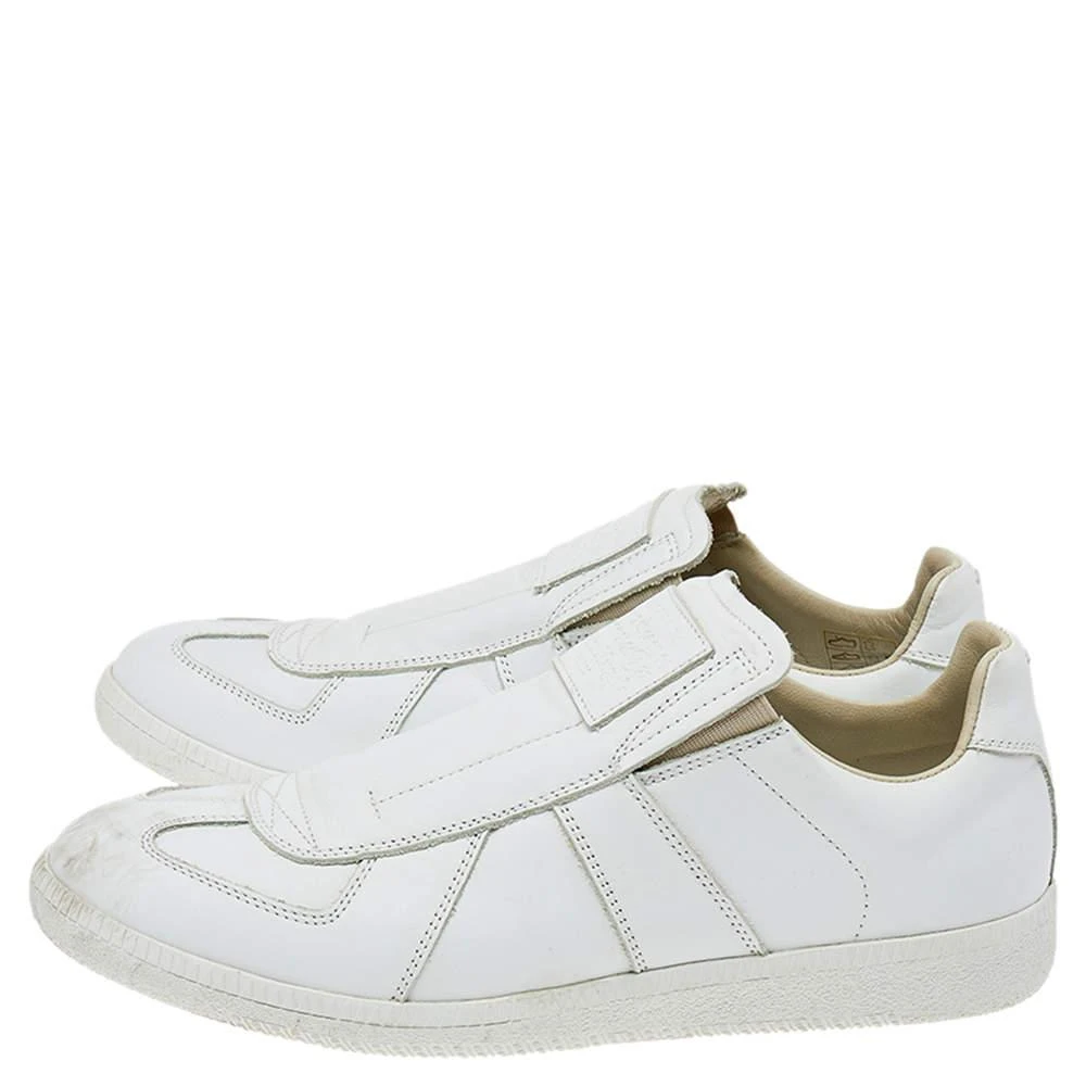 商品[二手商品] MAISON MARGIELA|Maison Martin Margiela White Leather Slip on Sneakers Size 39,价格¥789,第4张图片详细描述