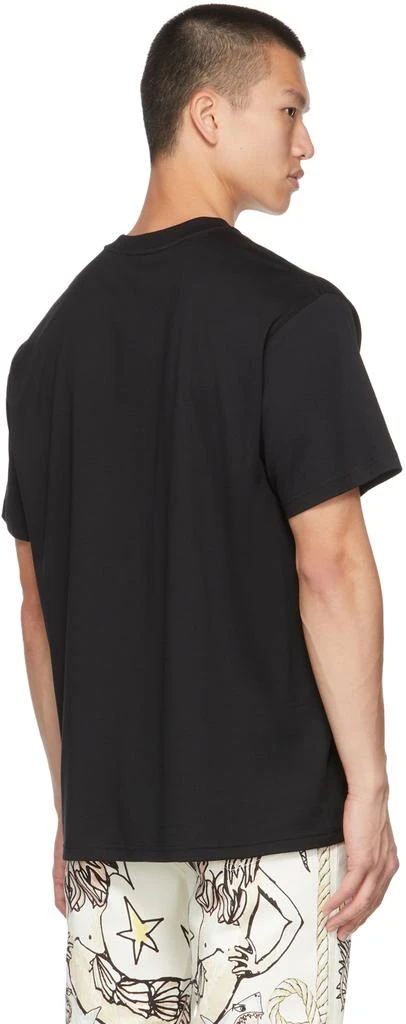商品Burberry|黑色 Badge Print Oversized T 恤,价格¥4378,第3张图片详细描述
