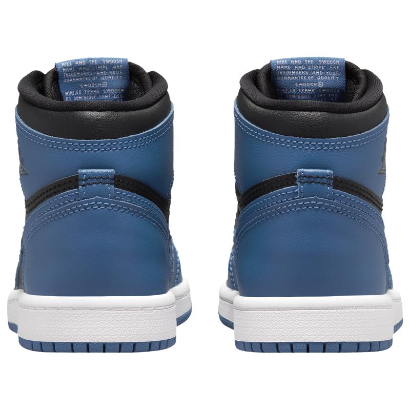 幼童 Air Jordan 1 High OG 休闲鞋 黑蓝色商品第3张图片规格展示
