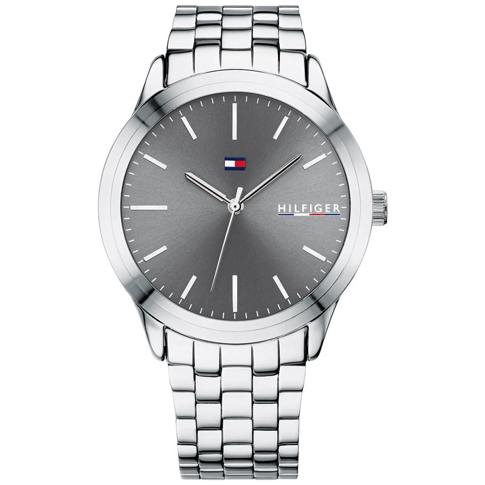 商品Tommy Hilfiger|Men's Stainless Steel Bracelet Watch 42mm, Created for Macy's,价格¥443,第1张图片