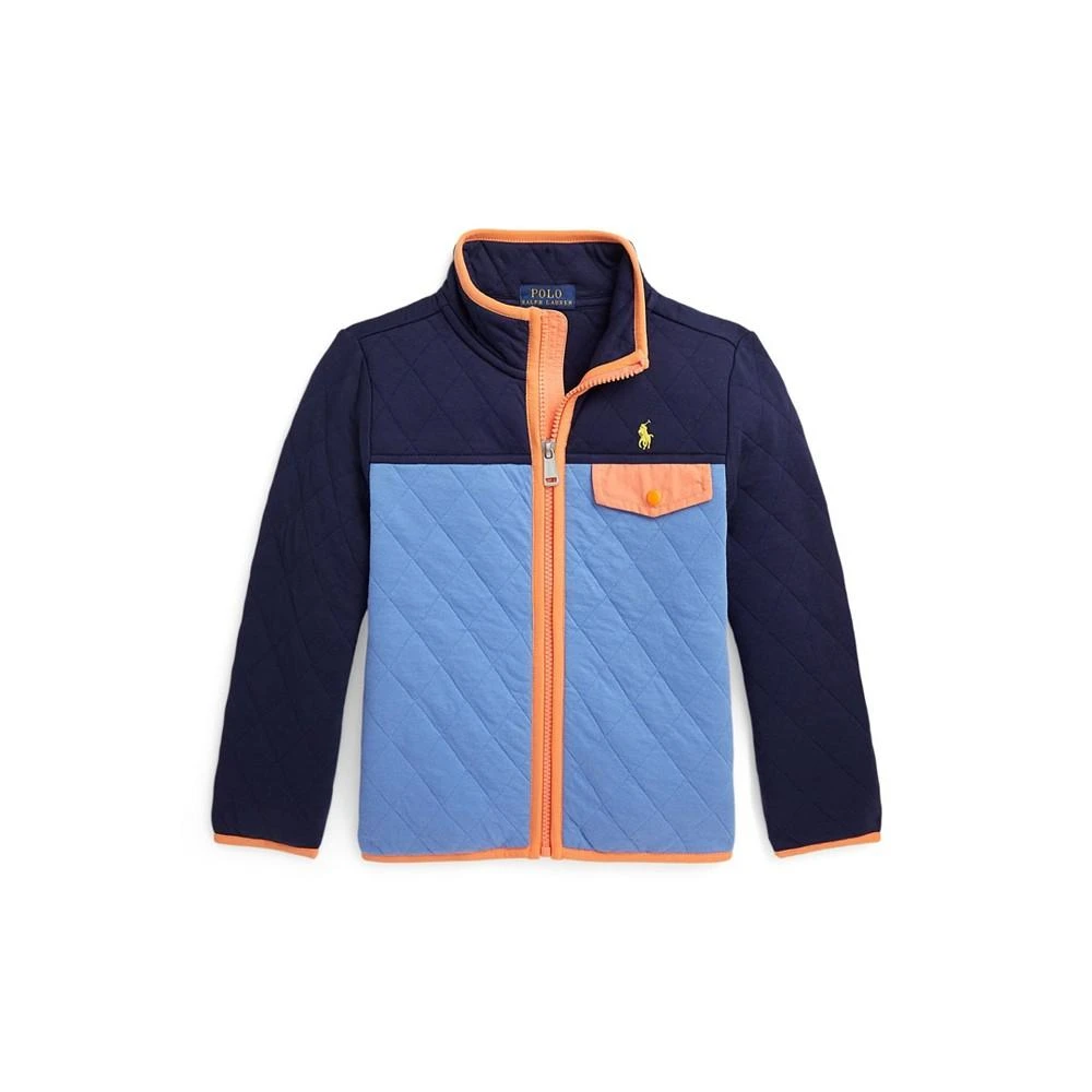 商品Ralph Lauren|Toddler and Little Boys Color-Blocked Quilted Double-Knit Jacket,价格¥349,第1张图片