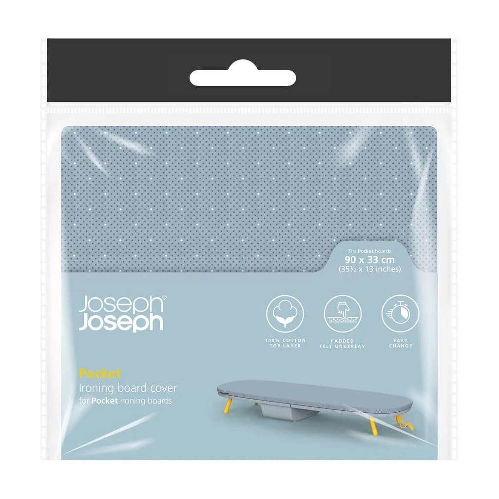 商品Joseph Joseph|Joseph Joseph Pocket Ironing Board Cover (90 x 33 cm) - Grey/Yellow,价格¥119,第2张图片详细描述