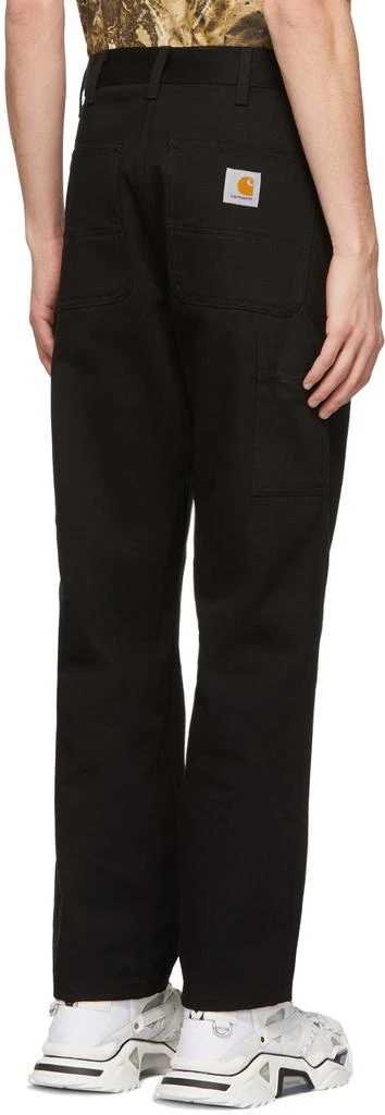 商品Carhartt WIP|Black Single Knee Trousers,价格¥574,第3张图片详细描述