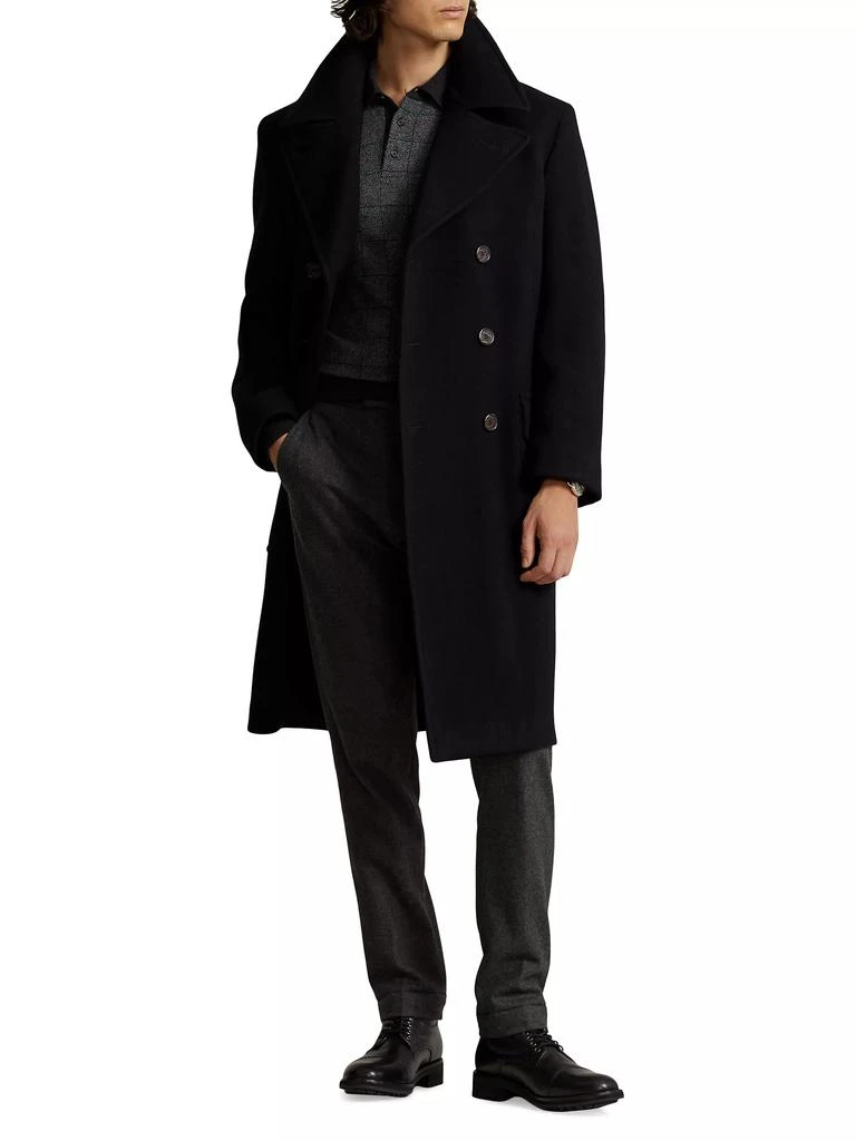 商品Ralph Lauren|Wool Double-Breasted Coat,价格¥7488,第2张图片详细描述