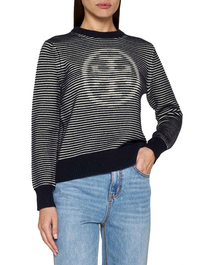 商品Tory Burch|Tory Burch Striped Knitted Jumper,价格¥1545,第2张图片详细描述