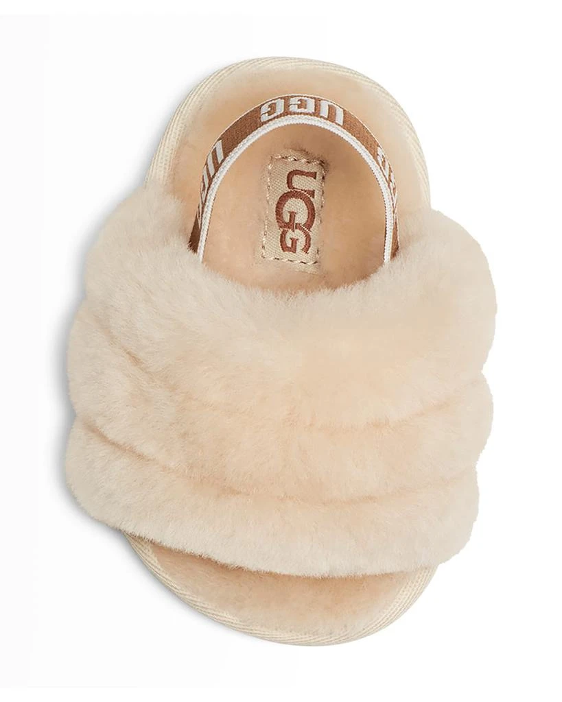 商品UGG|Fluff Yeah Shearling Sandal Slippers, Kids,价格¥579,第5张图片详细描述