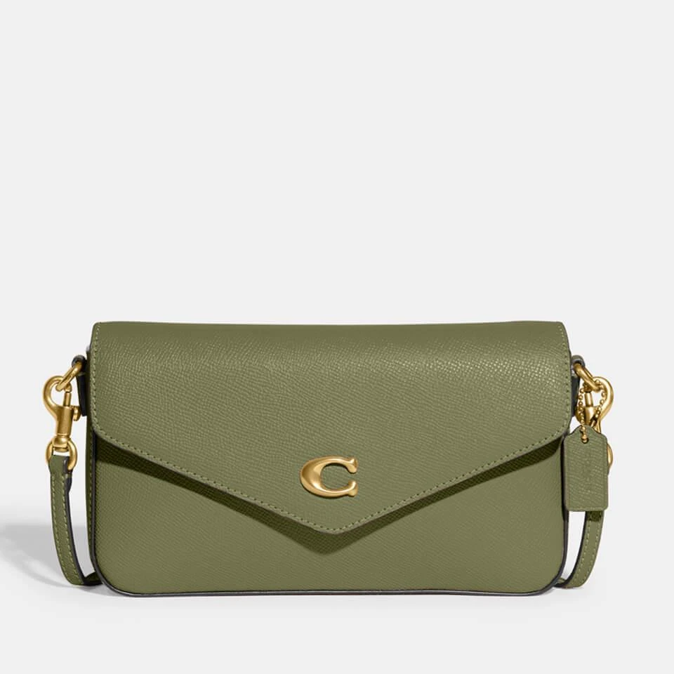 商品Coach|Coach Women's Crossgrain Leather Wyn Cross Body Bag - Moss,价格¥2269,第1张图片