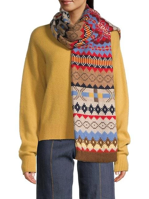 商品Weekend Max Mara|Maura Jacquard Knit Scarf,价格¥864,第1张图片