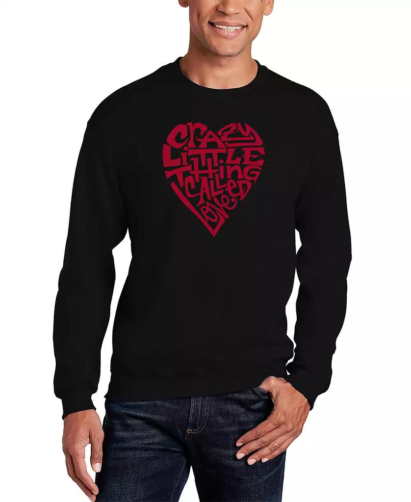 Sweat-shirt à col rond pour homme avec inscription « Crazy Little Thing Called Love ». image 2