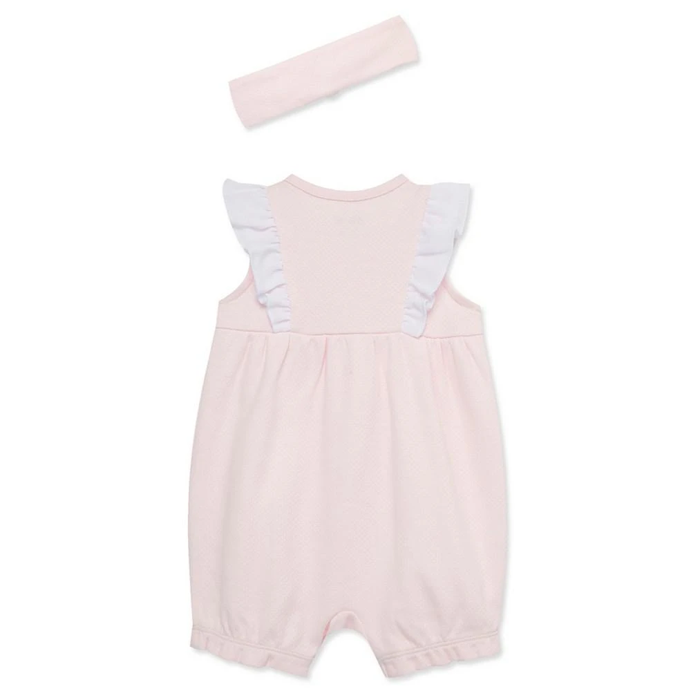 商品Little Me|Baby Girls Hearts Romper with Headband,价格¥137,第2张图片详细描述