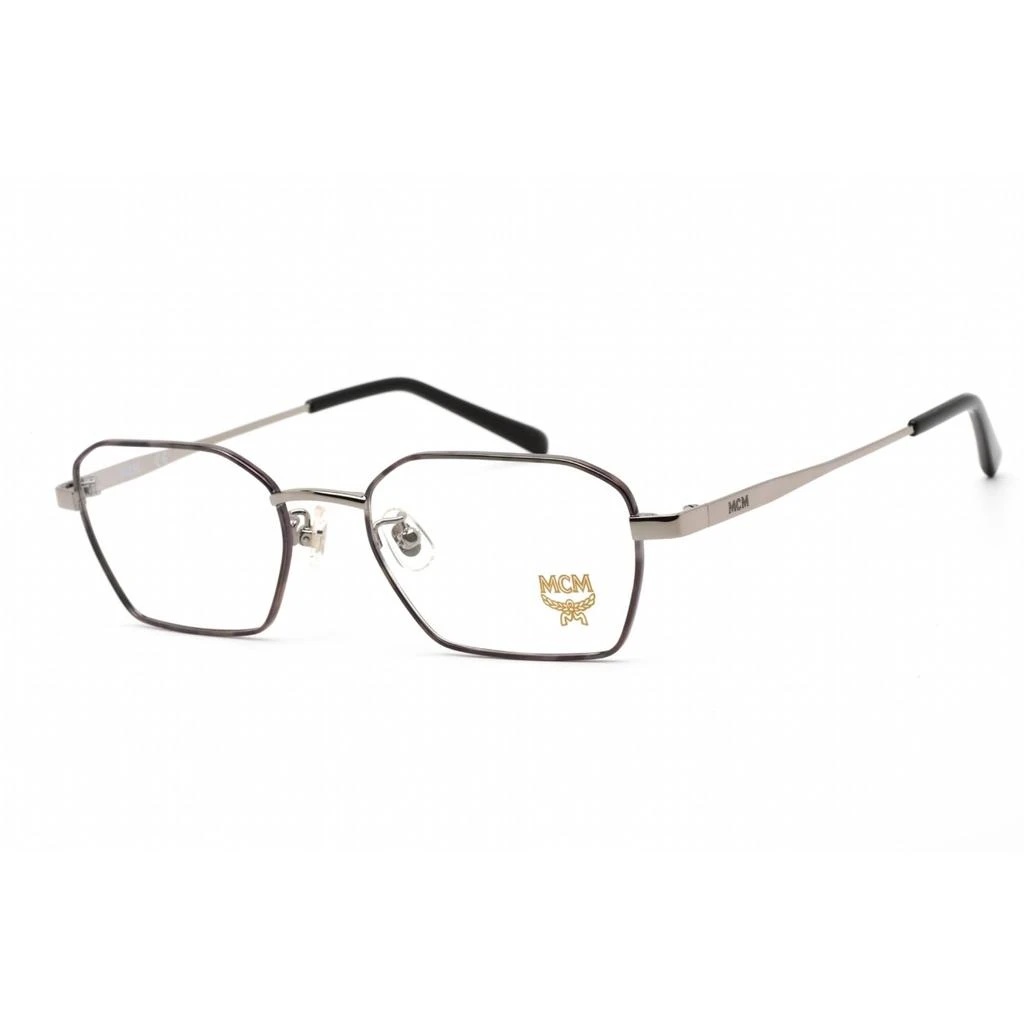 商品MCM|Mcm Unisex Eyeglasses - Clear Lens Shiny Light Gunmetal Geometric | MCM2130A 031,价格¥381,第1张图片