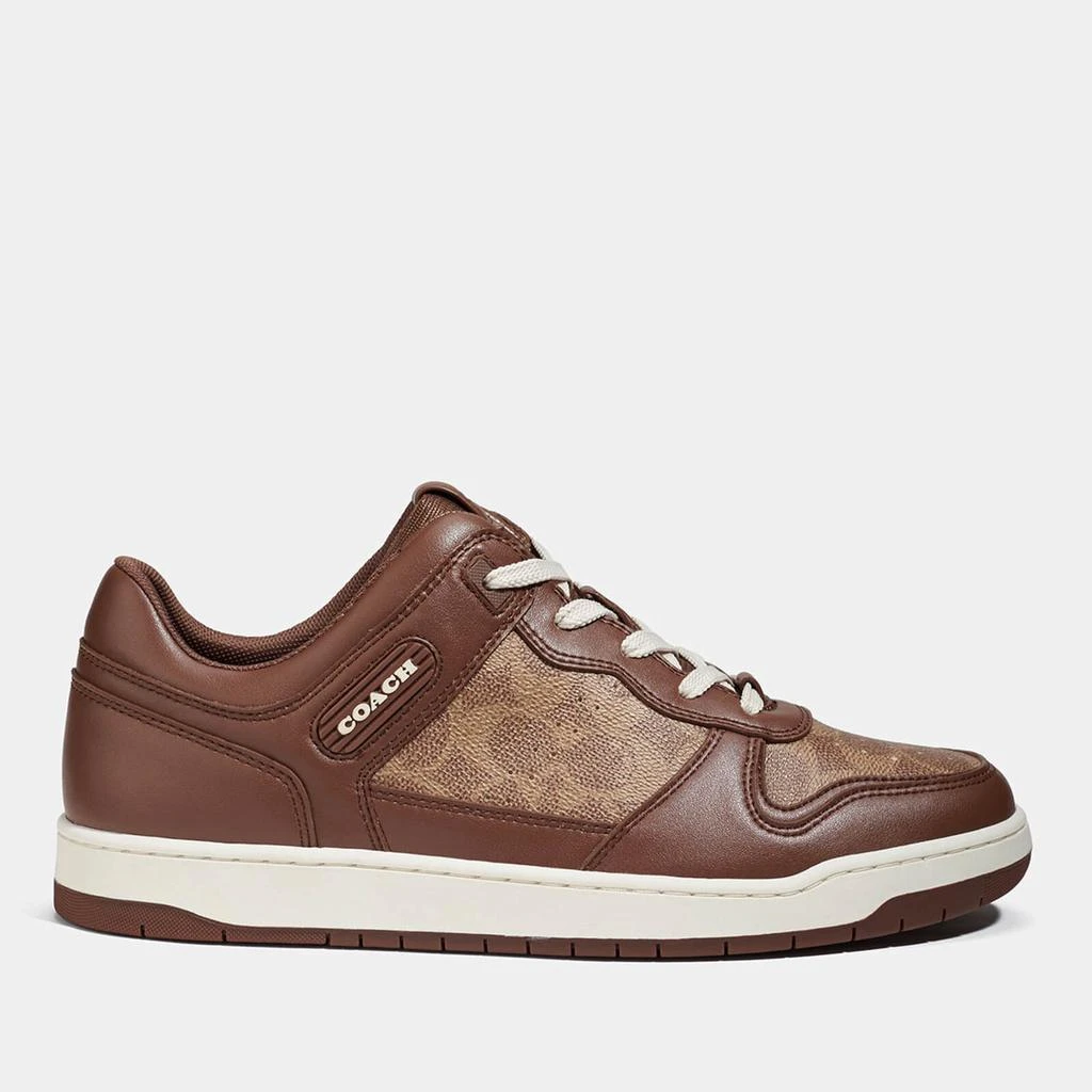 商品Coach|Coach Men's C201 Leather Trainers,价格¥1289,第1张图片