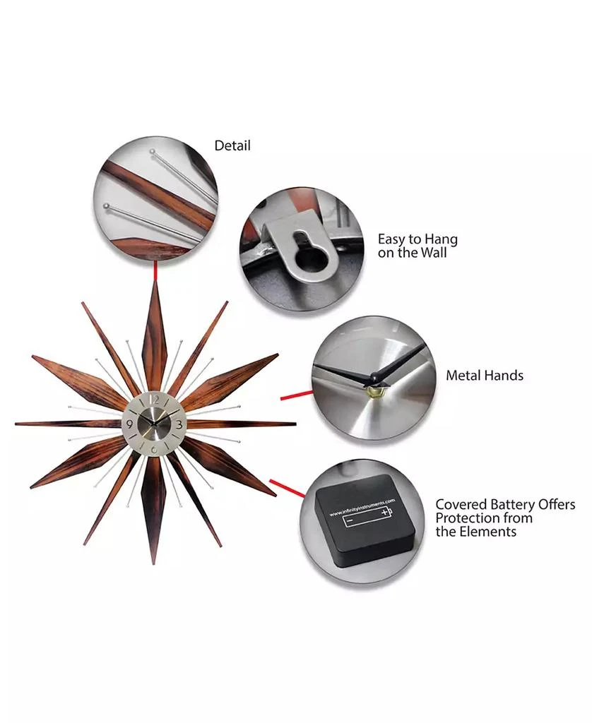 Starburst Wall Clock 商品
