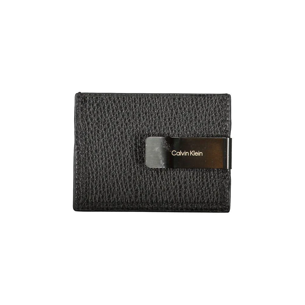 商品Calvin Klein|Calvin Klein Sleek Leather Card Holder with Money Clip,价格¥595,第2张图片详细描述