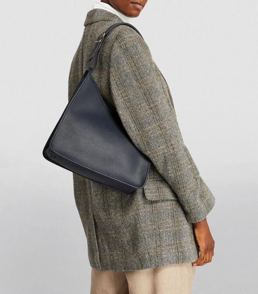 商品Longchamp|Small Leather Le Foulonné Shoulder Bag,价格¥3262,第5张图片详细描述