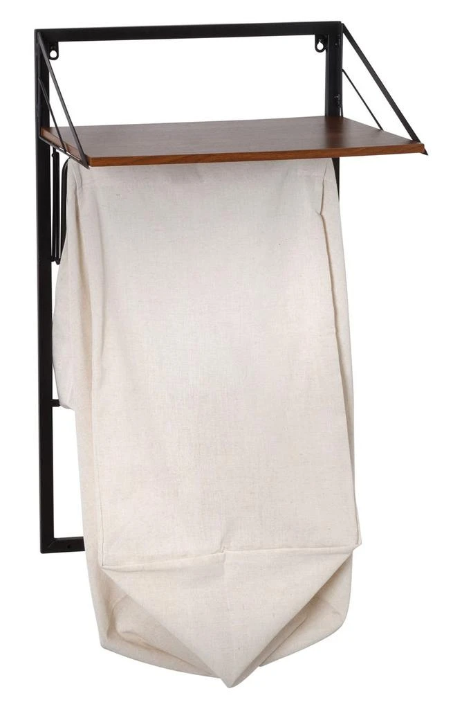 商品Honey Can Do|Wall Mounted Hanging Shelf and Laundry Bag,价格¥486,第4张图片详细描述